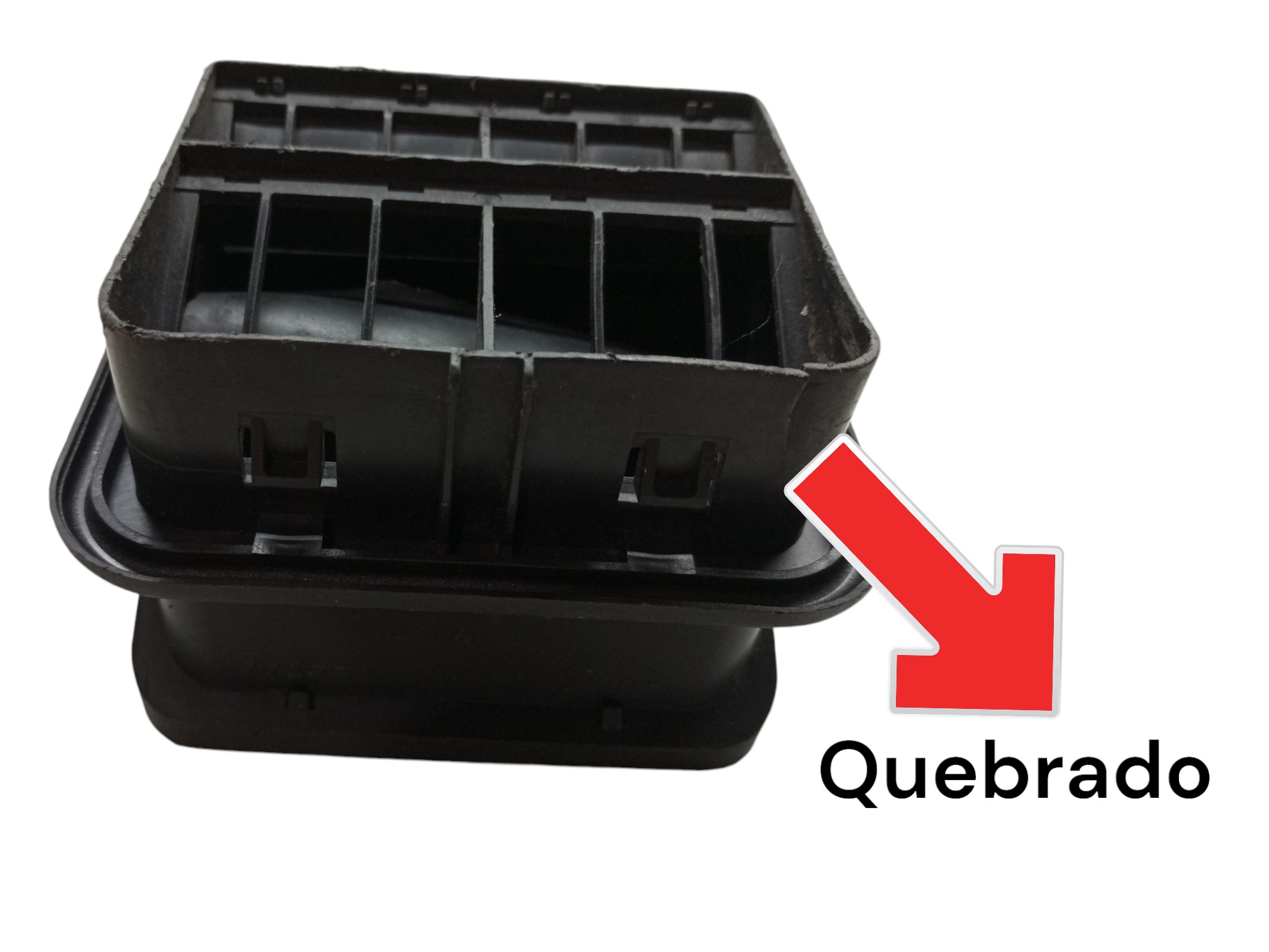 Difusor Ar Traseiro Fiat Palio Fire 97 2000 2003 2005 2009 2