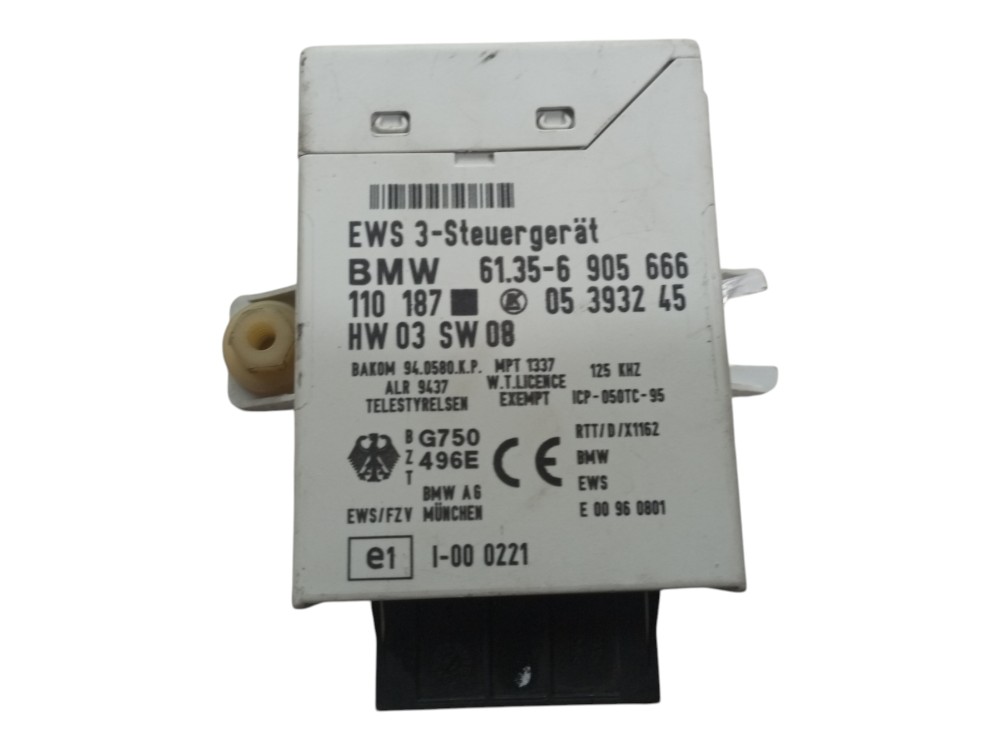 Modulo Imobilizador Bmw 330 Ie46 99 2000 2003 2006 Usado 3