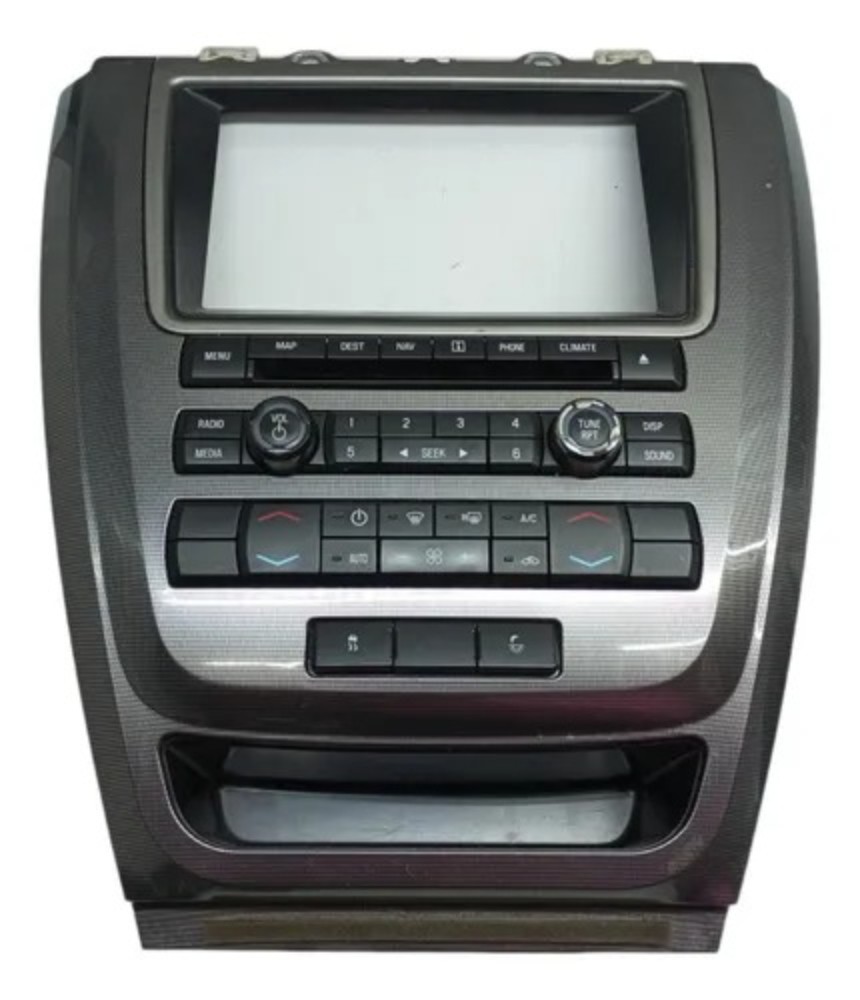 Moldura Comando Radio Ford Fusion 3.0 2010 2011 2