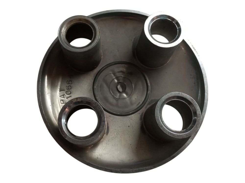 Calota Miolo 4 Furos Volkswagen Brasilia 74 75 76 77 78 80 Cinza 6
