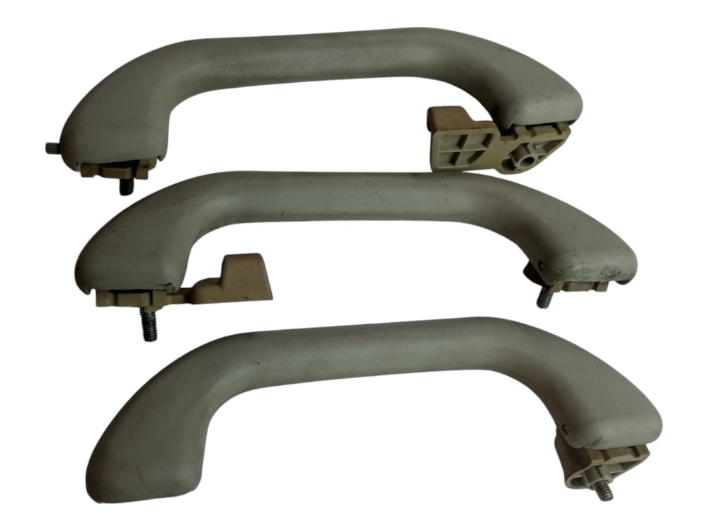Kit 3 Alça Teto Pqp Chery Cielo 2009 2010 2011 2012 Puxador Cinza 6