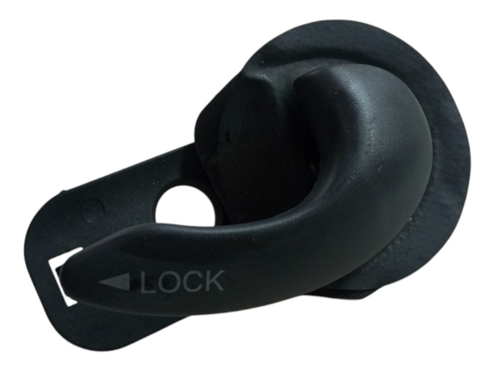 Macaneta Interna Fiat Palio 2002 2004 2008 Traseira Direita  Preto Traseira 5