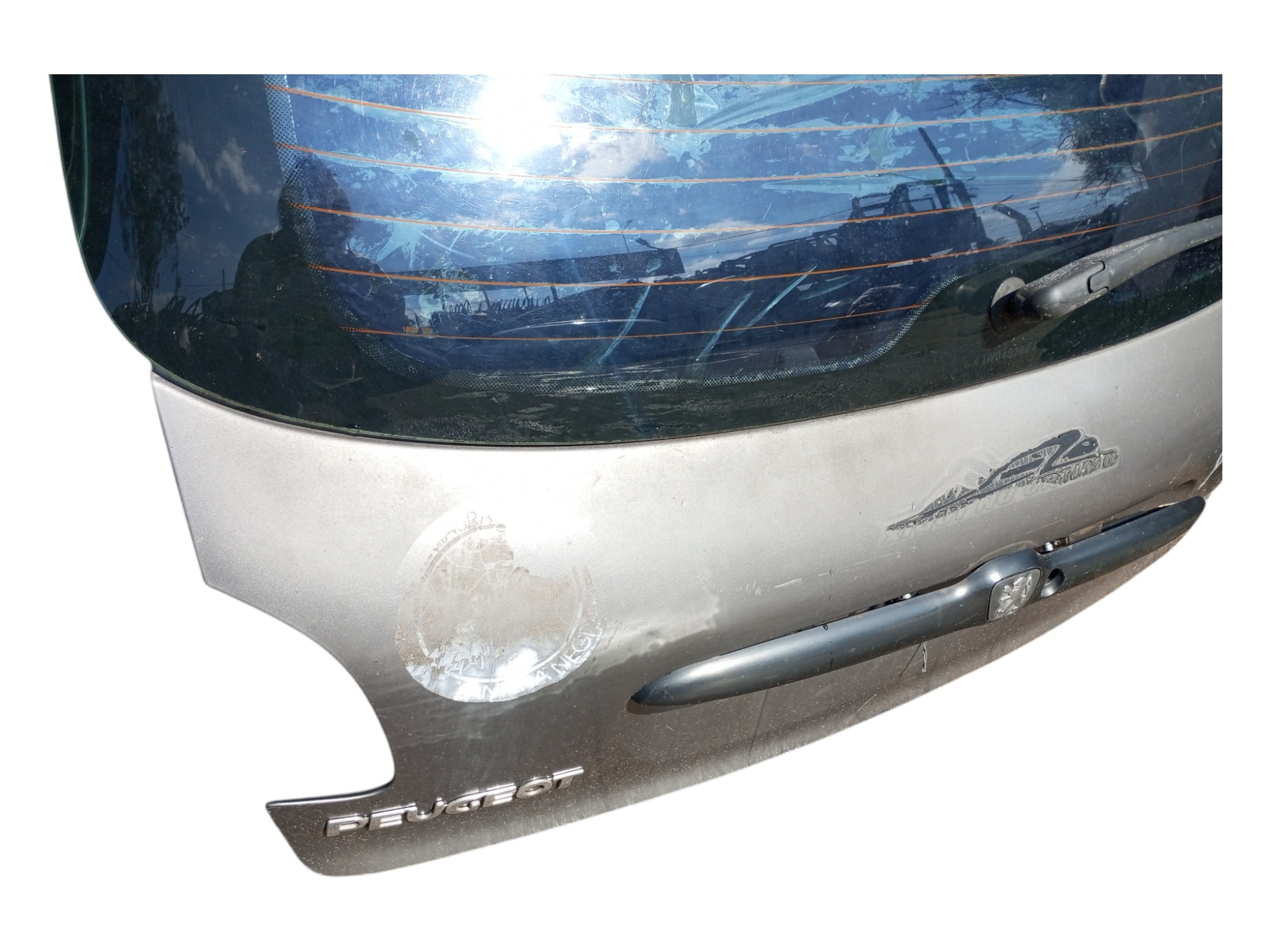 Tampao Tampa Traseira Peugeot 206 2003 2006 2009 2012  Cinza 8