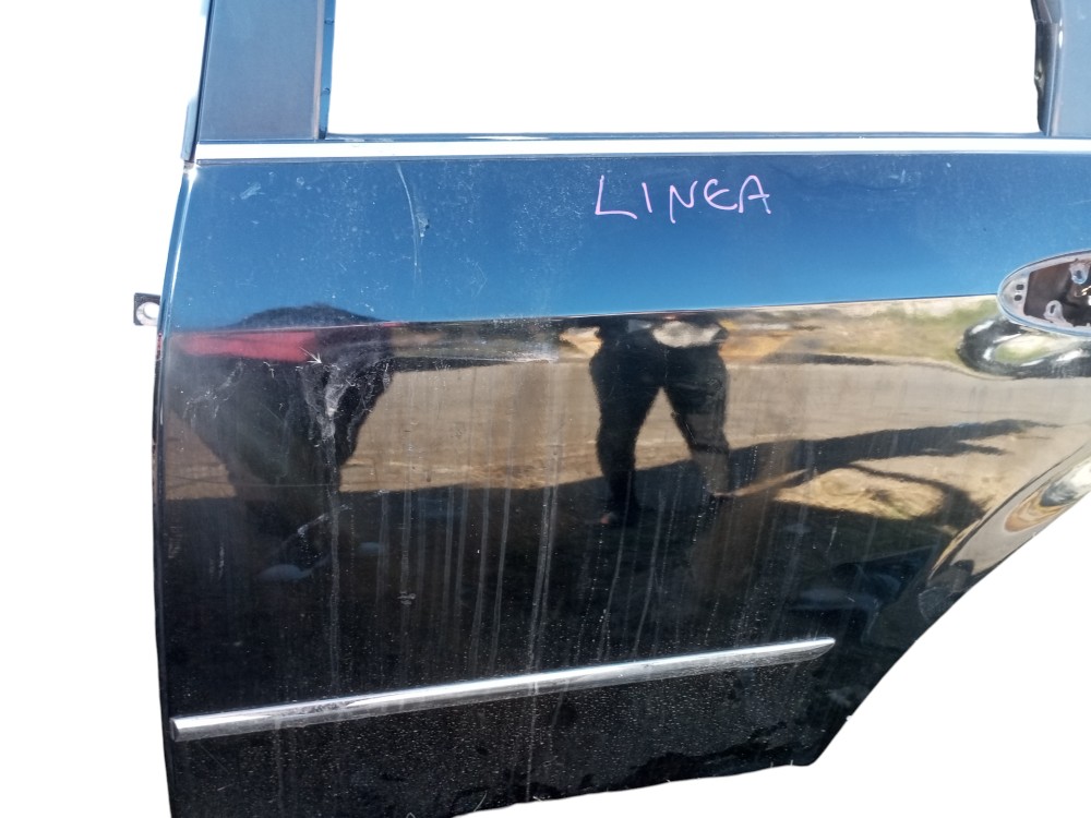 Porta Fiat Linea 2008 2010 2012 2014 Traseira Esquerda Usada Traseira Esquerda Preto 8