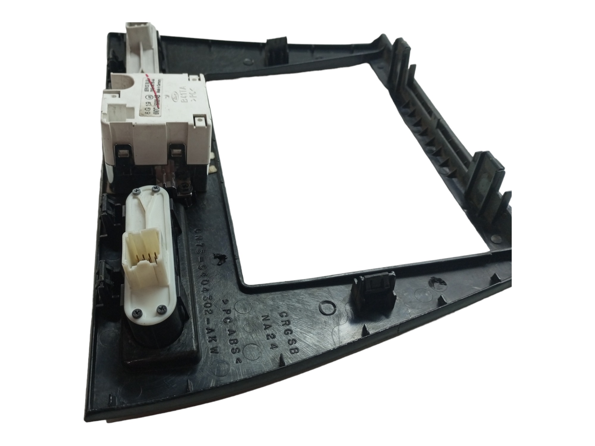 Moldura Central Relogio Ford Fusion 2006 2007 2008 2009 5