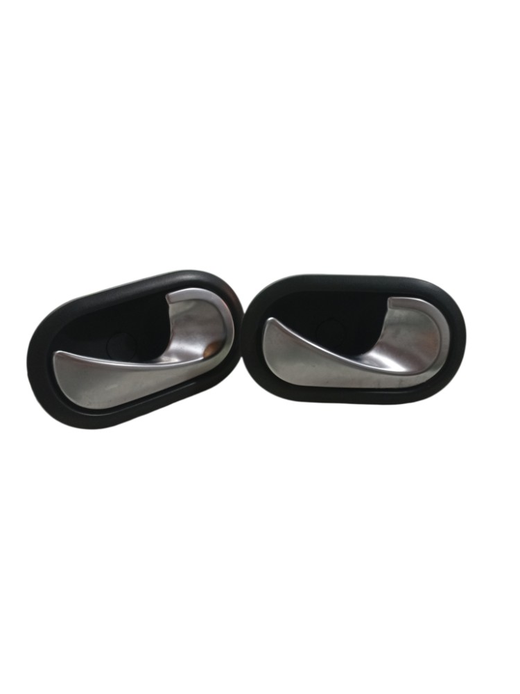 Macaneta Interna Renault Megane Scenic 2007 Par Direito Preta Dianteira/traseira 5