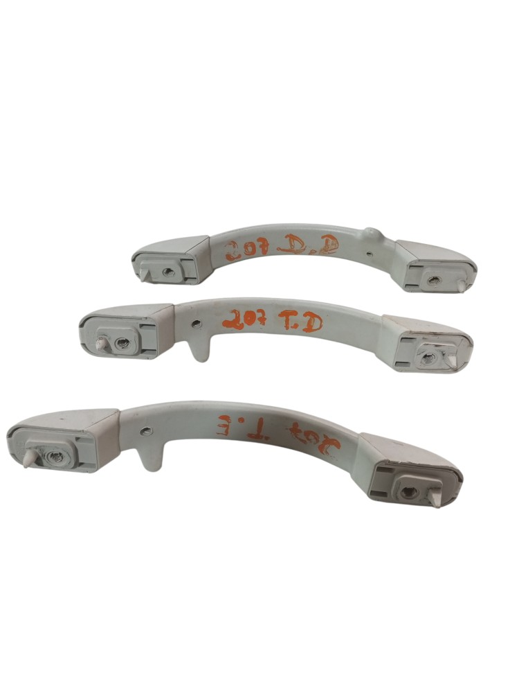 Jogo Alca Teto Pqp Peugeot 207 2008 2009 2010 2011 2012 2013 Cinza 2