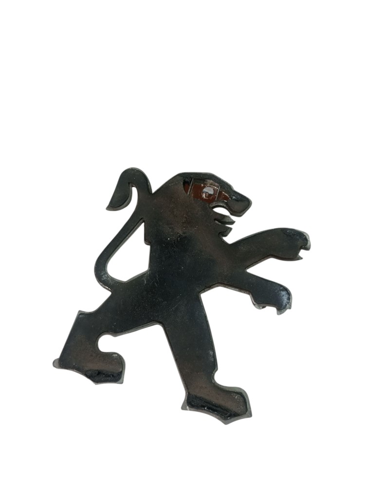 Emblema Peugeot Leao Simbolo Tampa Traseira Cromada 2008 Cromado 4