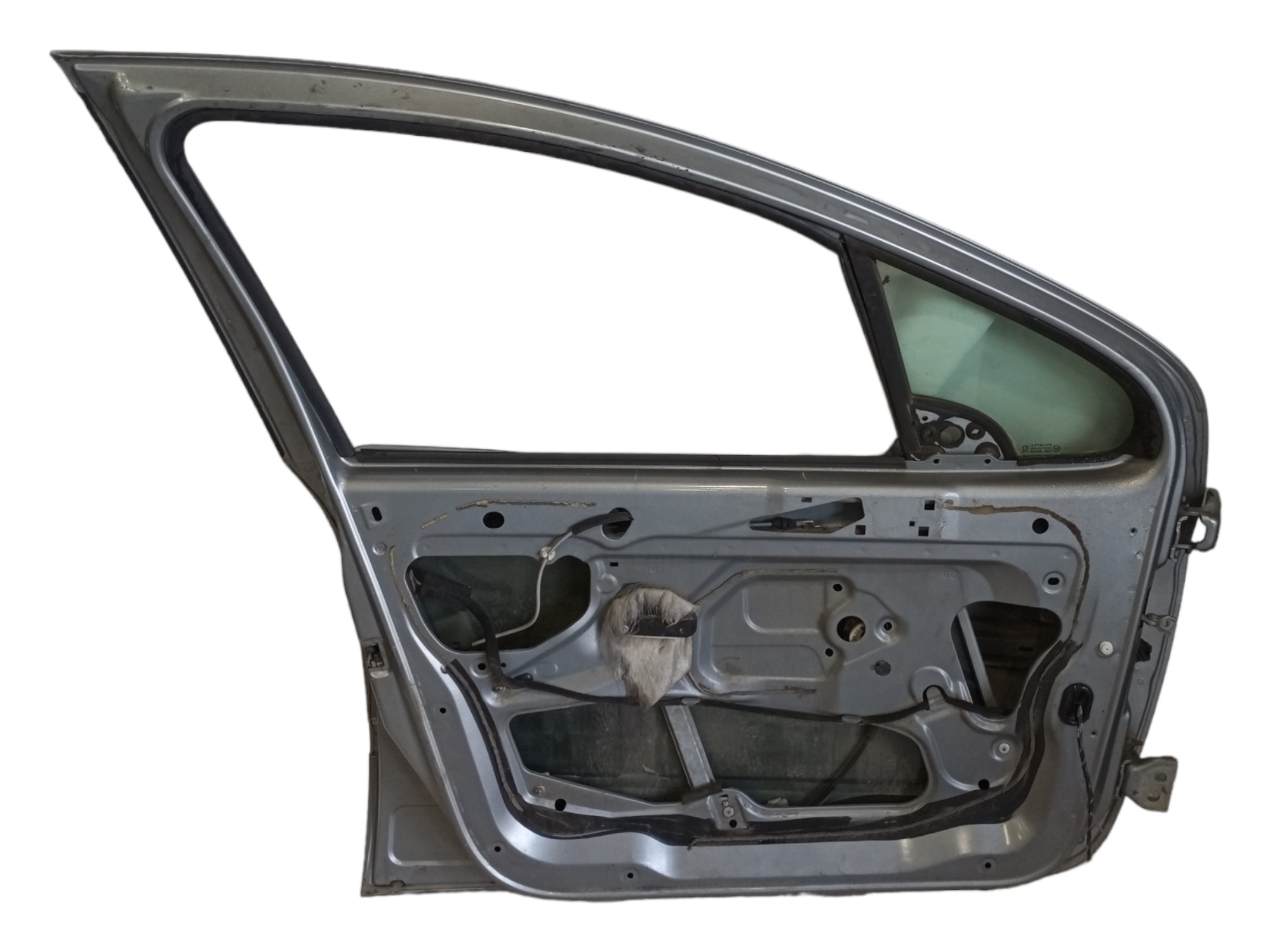 Porta Peugeot 307 2006 2008 2010 2012 Dianteira Esquerda Dianteira Esquerda Prata 2