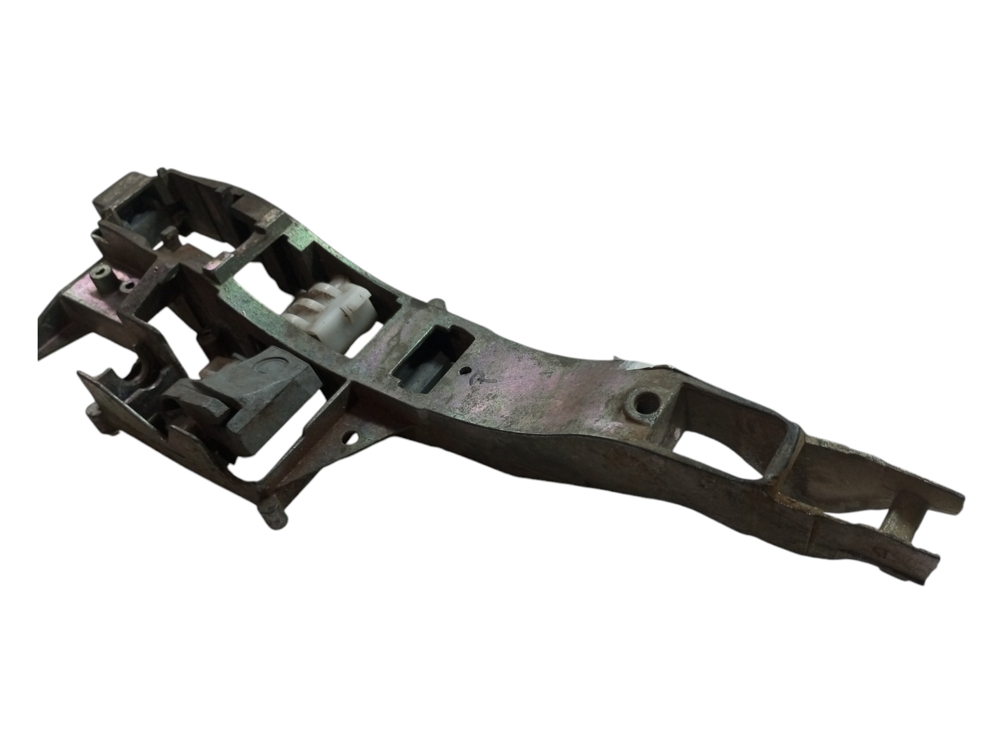 Suporte Macaneta Externa C4 2008 2012 Traseira Esquerda Prata Traseira 2