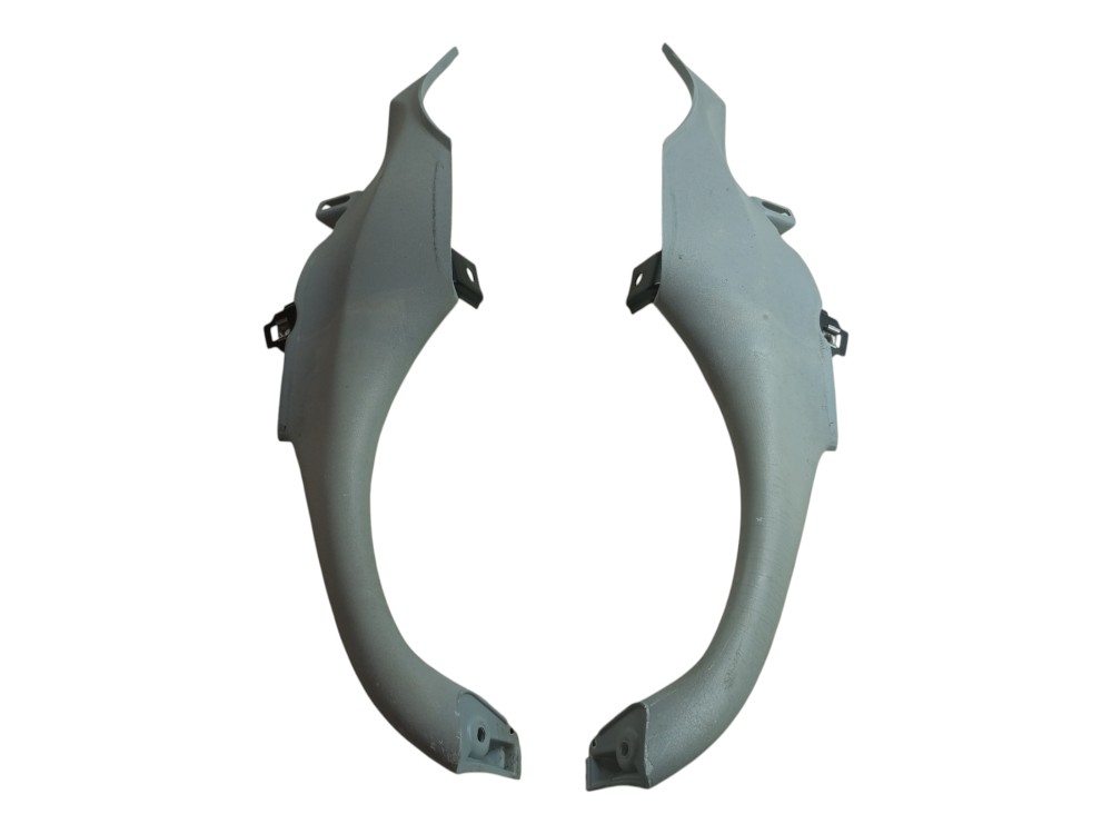 Alca Teto Fiat Doblo 2002 2005 2007 2010 Dianteiro Par 2