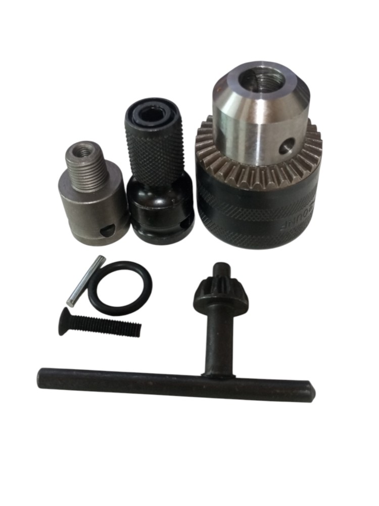 Kit Mandril Haste Soquete Adaptador Chave Impacto 1/2 1/4 5