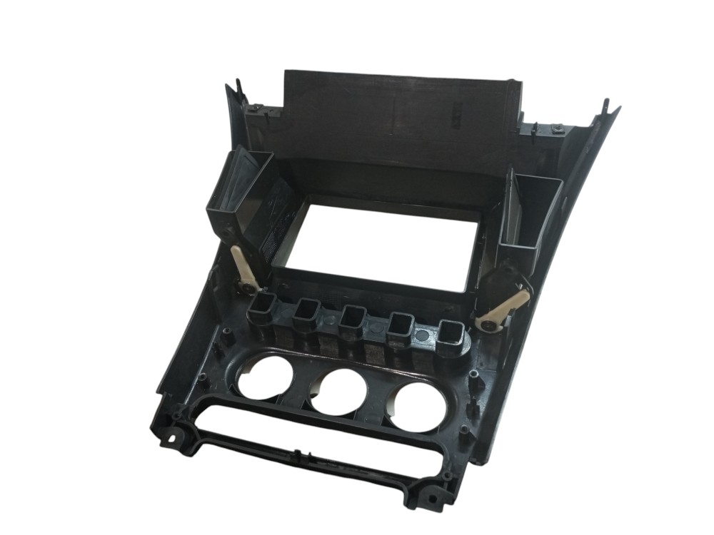 Moldura Painel Central Chery Cielo 2010 2012 2014 Usado Cinza 3