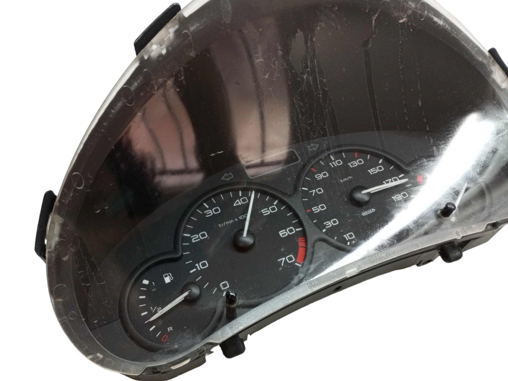 Painel Instrumento Peugeot 206 99 2003 2005 2008 Velocímetro Preto 2