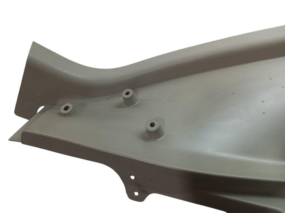 Moldura Soleira Chery Cielo 2010 2012 2014 Traseira Esquerda Cinza 6