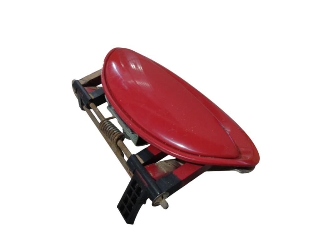 Macaneta Externa Porta Celta 2007 2013 Traseira Direita Gm Vermelho Traseira 5