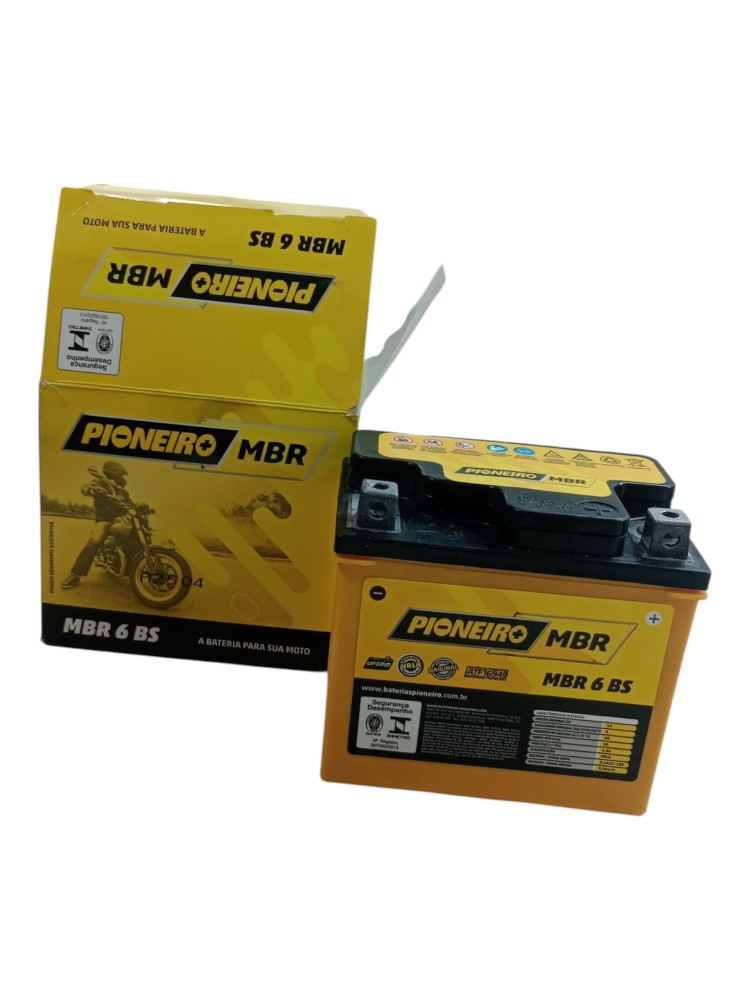 Bateria Moto Honda Elite 150 Biz 125 160 6ah Direito Mbr 6bs 2