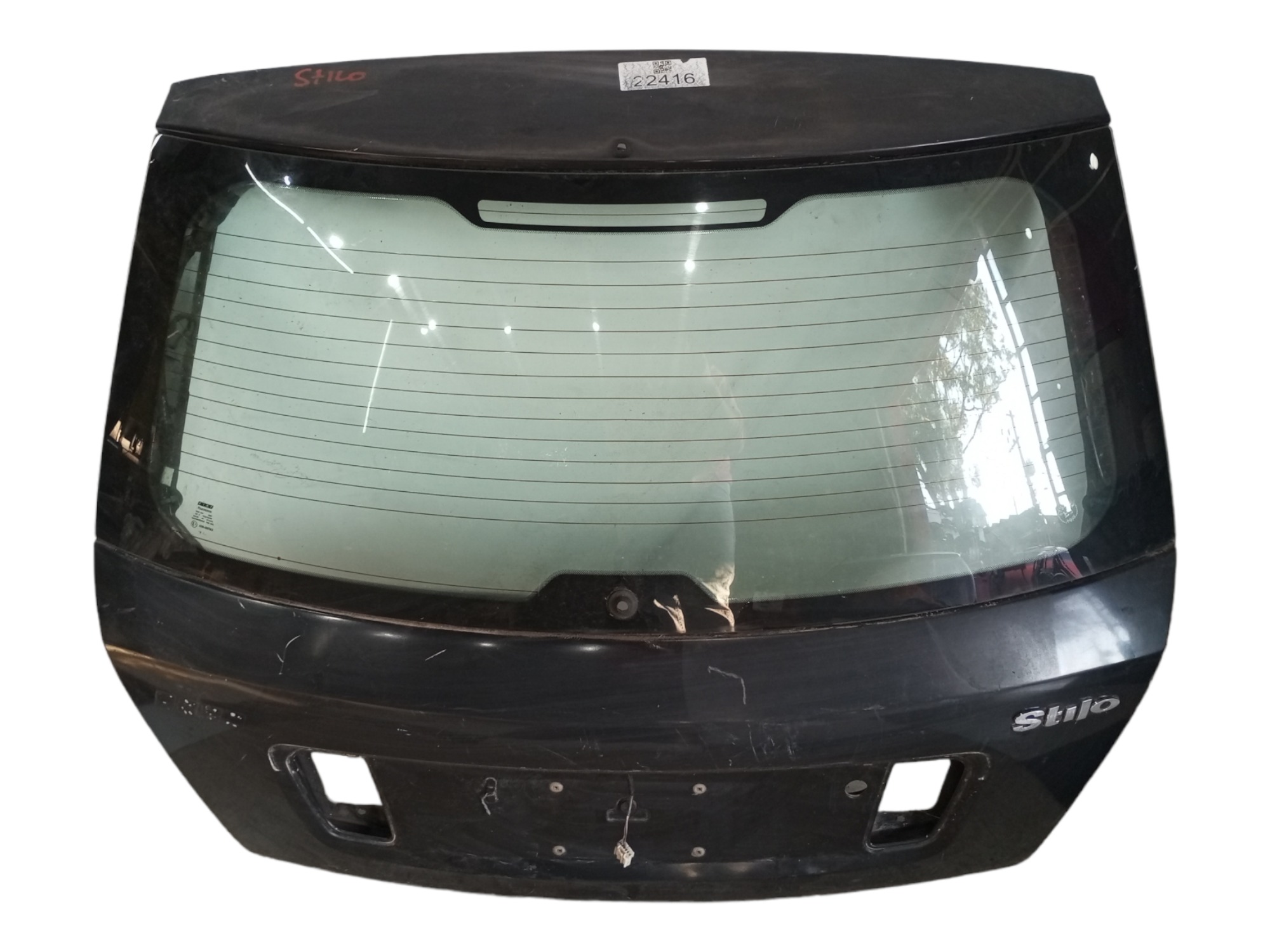 Tampao Tampa Traseira Fiat Stilo 2003 2004 2005 2007 2008 Preto