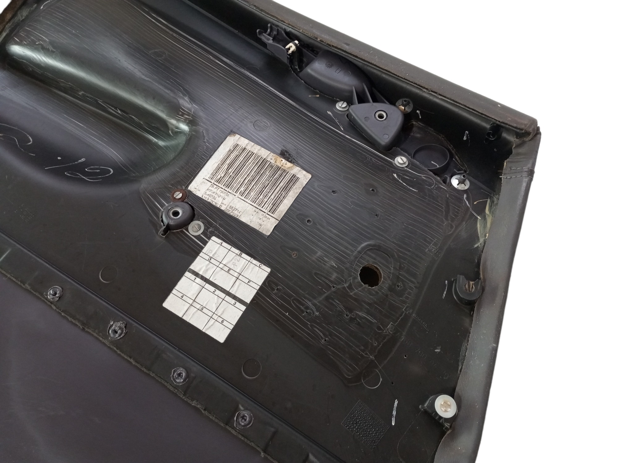 Forro Porta Mercedes A160 98 99 2000 2001 Traseiro Direito Cinza 5