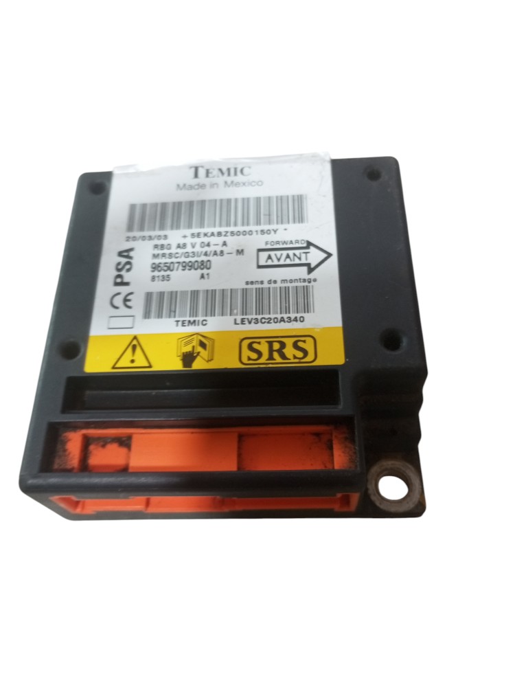 Modulo Miolo Volante Painel Citroen C3 2004 2005 2006 1