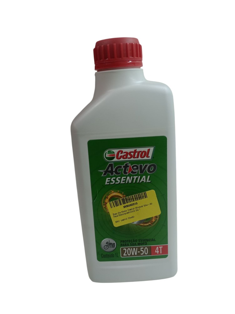 Oleo Motor Castrol Actevo Mineral 20w-50 Moto Quadriciclo