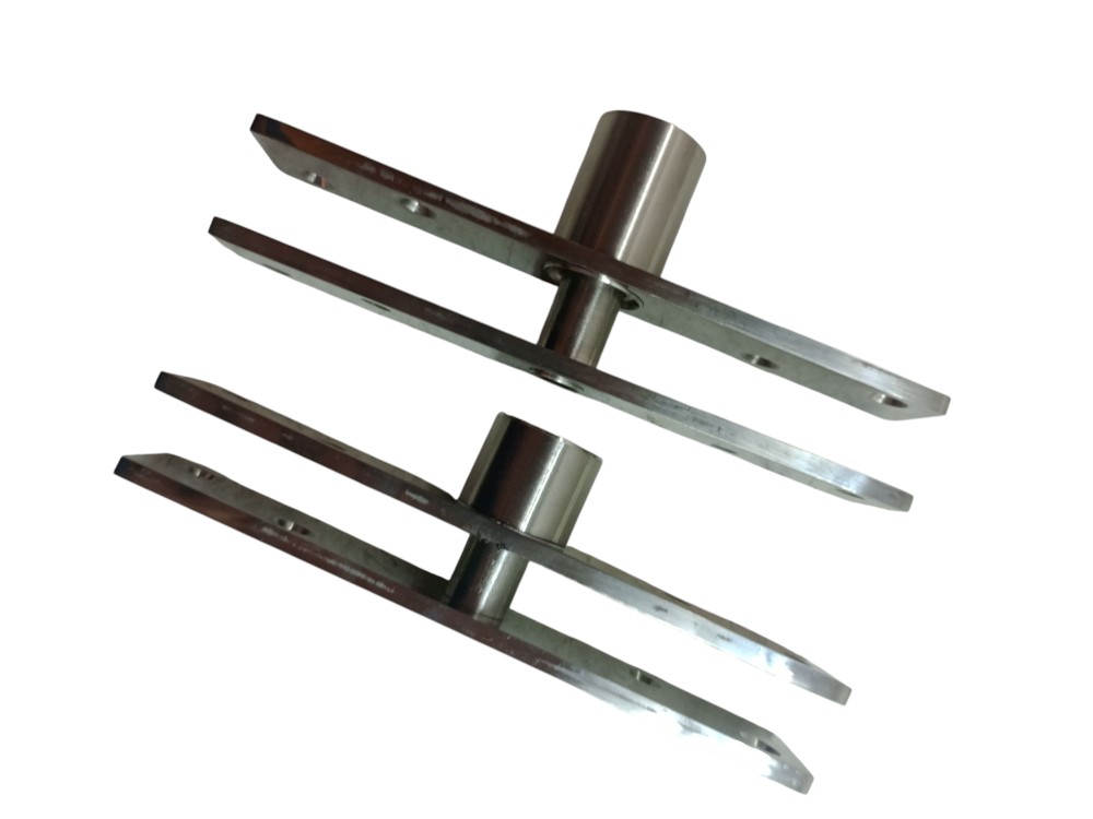 Dobradica Inox Polido Pivotante Porta Madeira 300 Kg 6