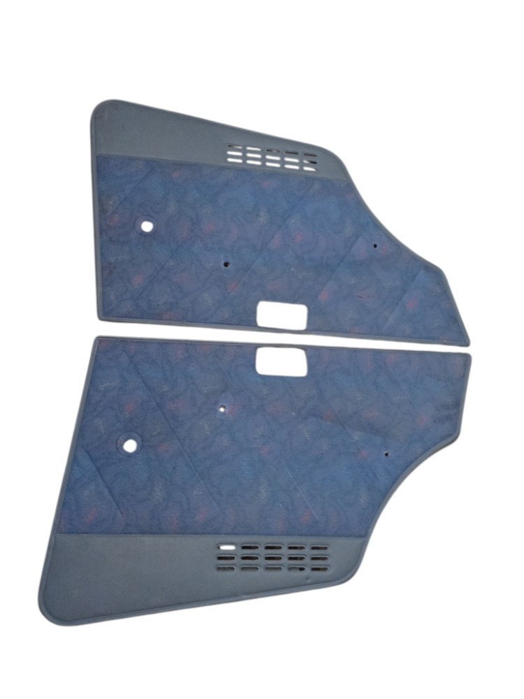 Par Forro Porta Fiat Uno 2001 2002 2003 Traseiro Azul 2