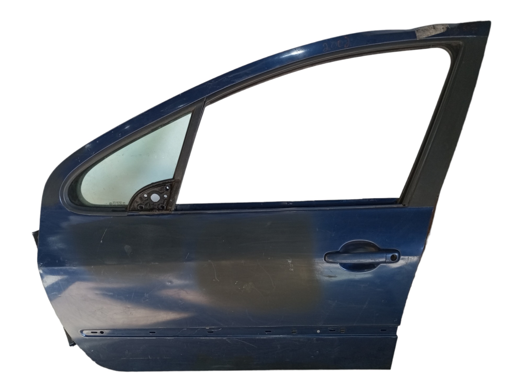Porta Peugeot 307 2001 2002 2003 2004 Dianteiro Esquerdo  Dianteira Esquerda Azul 1