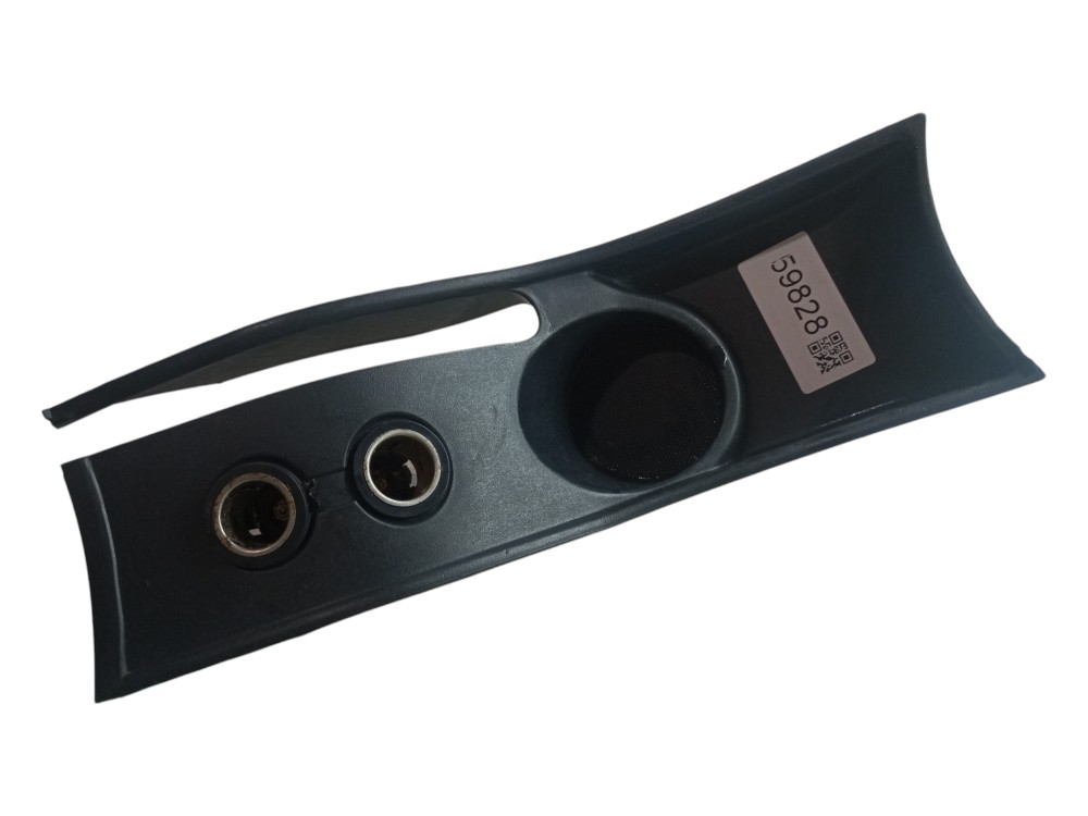 Moldura Porta Copos Freio Mao Citroen C4 Pallas 2008 2012  Preto 1