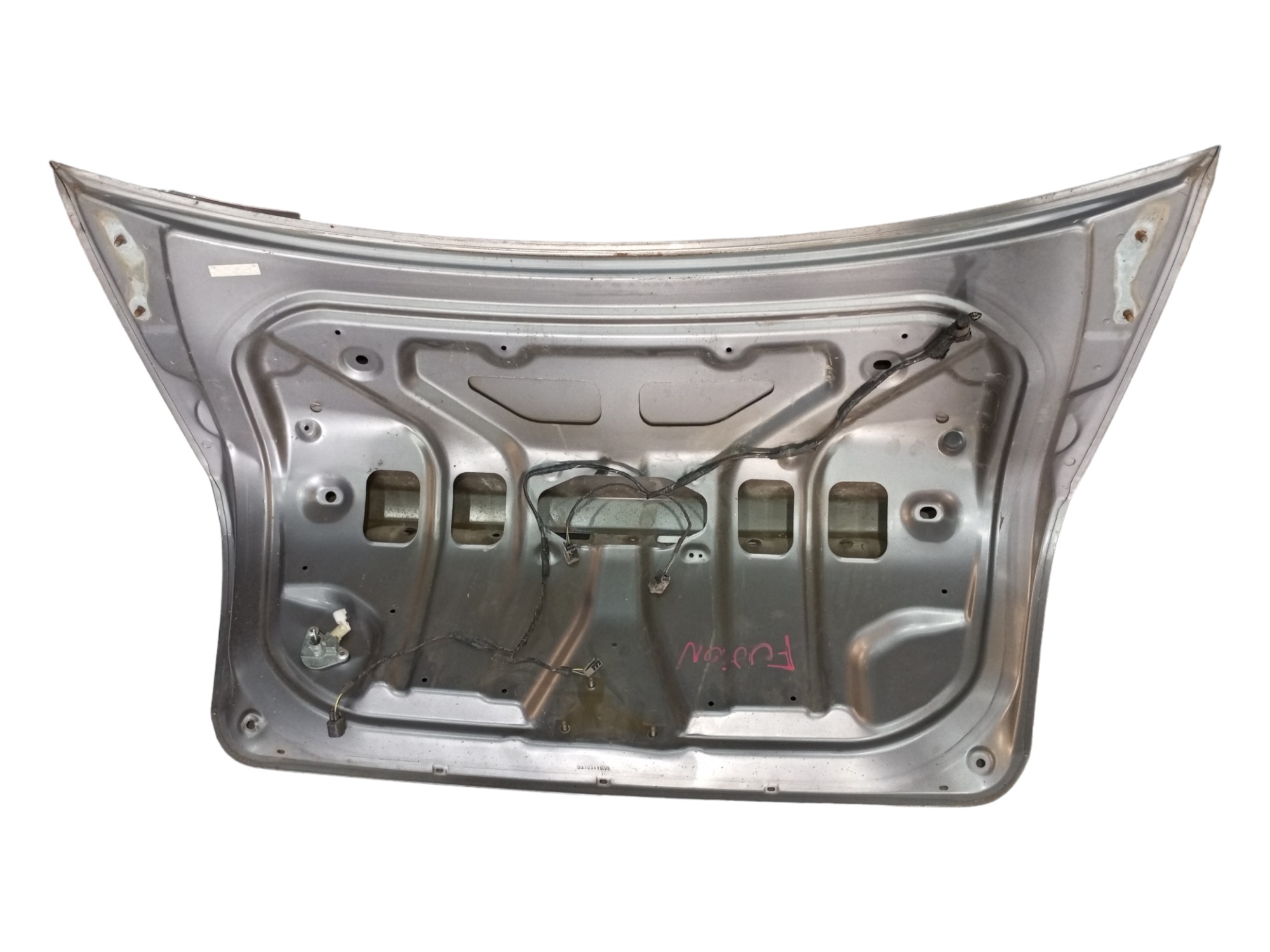 Tampao Tampa Traseira Fusion 2007 2008 2009 Porta Malas Ford Cinza 8