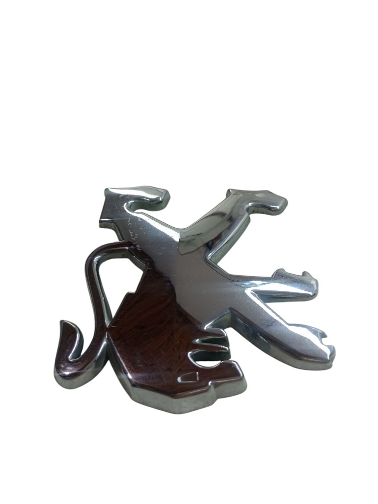 Emblema Peugeot Leao Simbolo Tampa Traseira Cromada 2008 Cromado 7