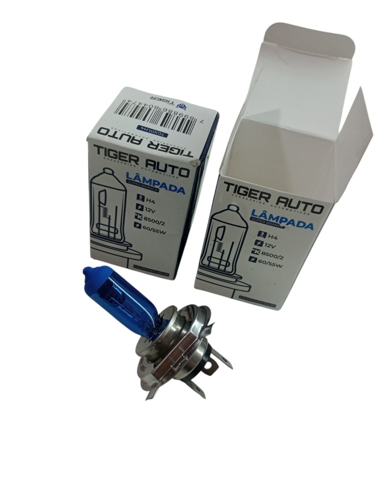 Par Lampada H4 Farol Alto Baixo T10 Pingao 12v 5