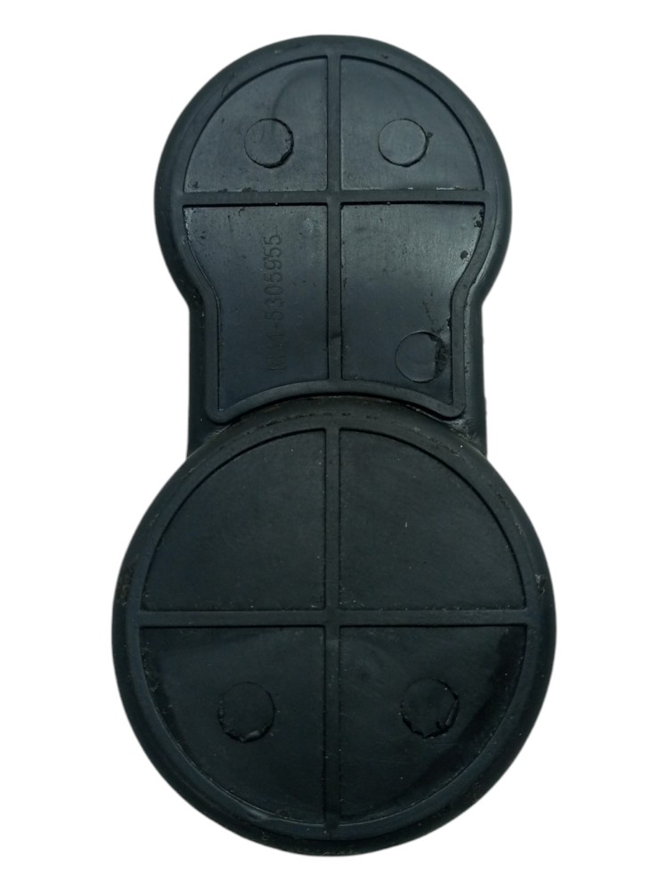 Tapete Porta Copos Chery Cielo 2010 2011 2012 Borracha  Preta 3