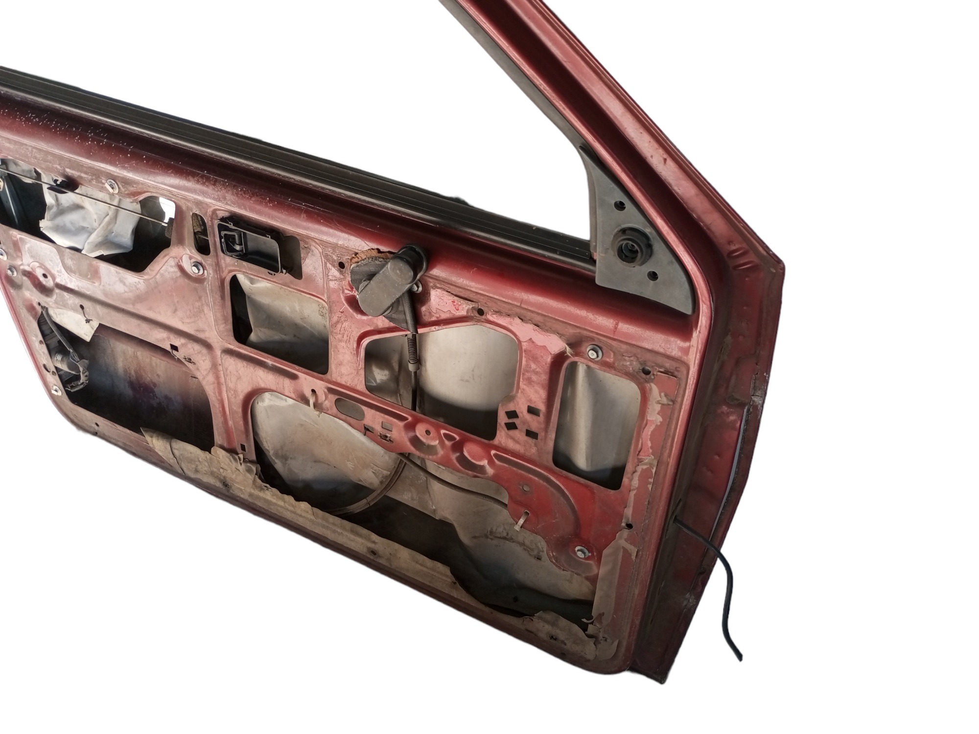 Porta Fiat Uno Mille 2008 2009 Dianteira Esquerda 2 Portas  Dianteira Esquerda Vermelho 7