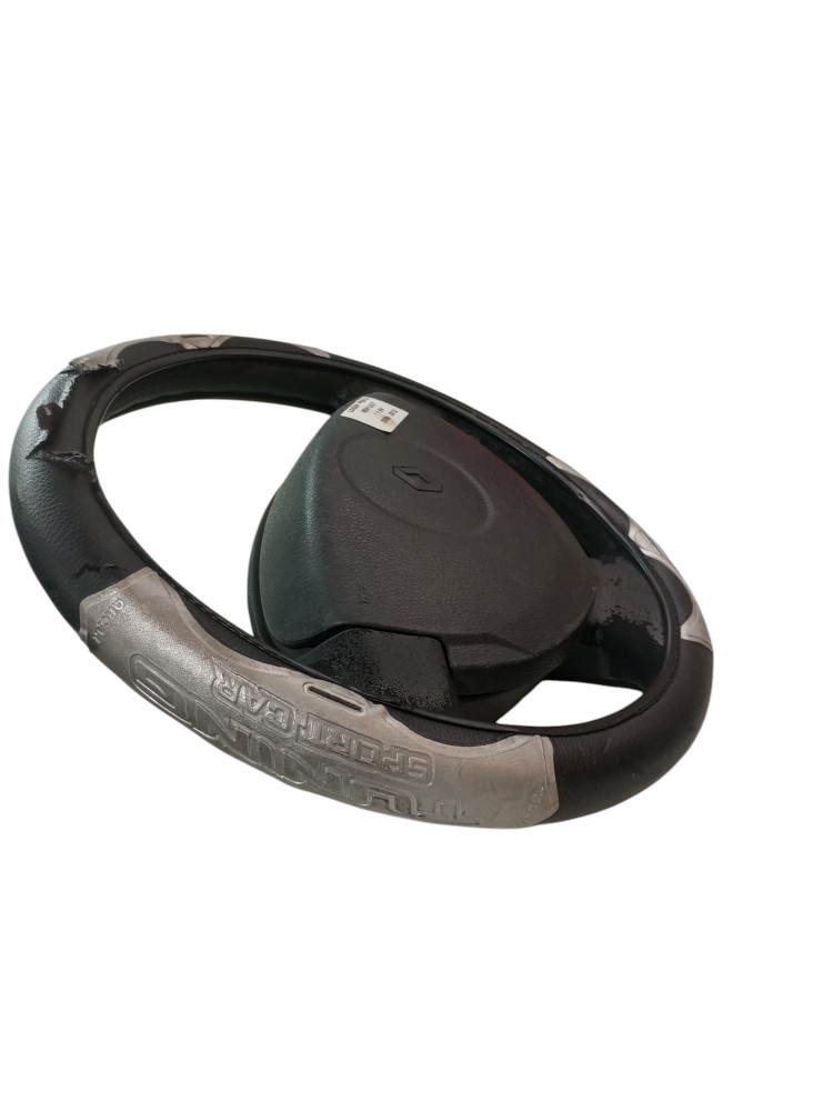 Volante Direcao Renault Logan 1.68v 2008 2009 2010 2011 2012 Preto 3