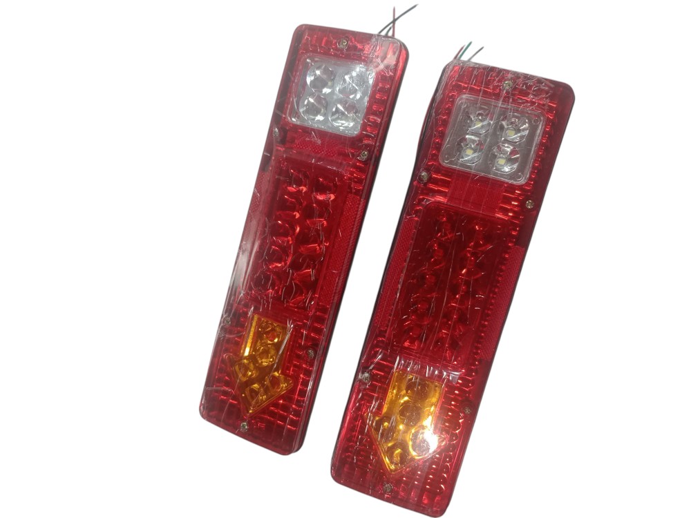 Par Laterna Led Caminhao Hr 1113 2013 Traseira Direito Vermelho 3