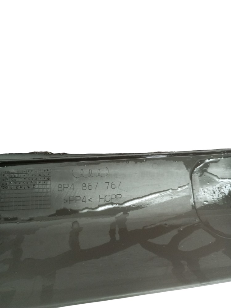 Acabamento Soleira Audi A3 2010 2014 Traseiro Esquerdo  Preto 6