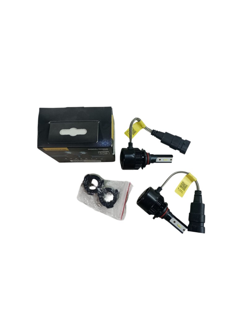 Kit 2 Lampadas Ultra Led Super Corolla 2002 2005 2008 8000k Plug Preto Branca Azulado 2