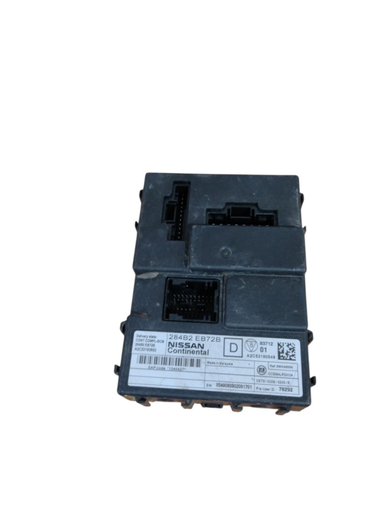 Modulo Bcm Conforto Nissan Frontier 2.5 2009 2012 2014 2016