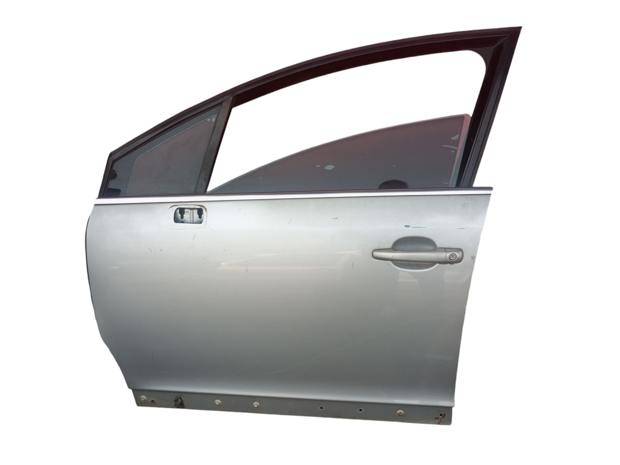 Porta C4 Pallas Citroen 2008  2010 2012 Dianteira Esquerda  Dianteira Esquerda Prata 4