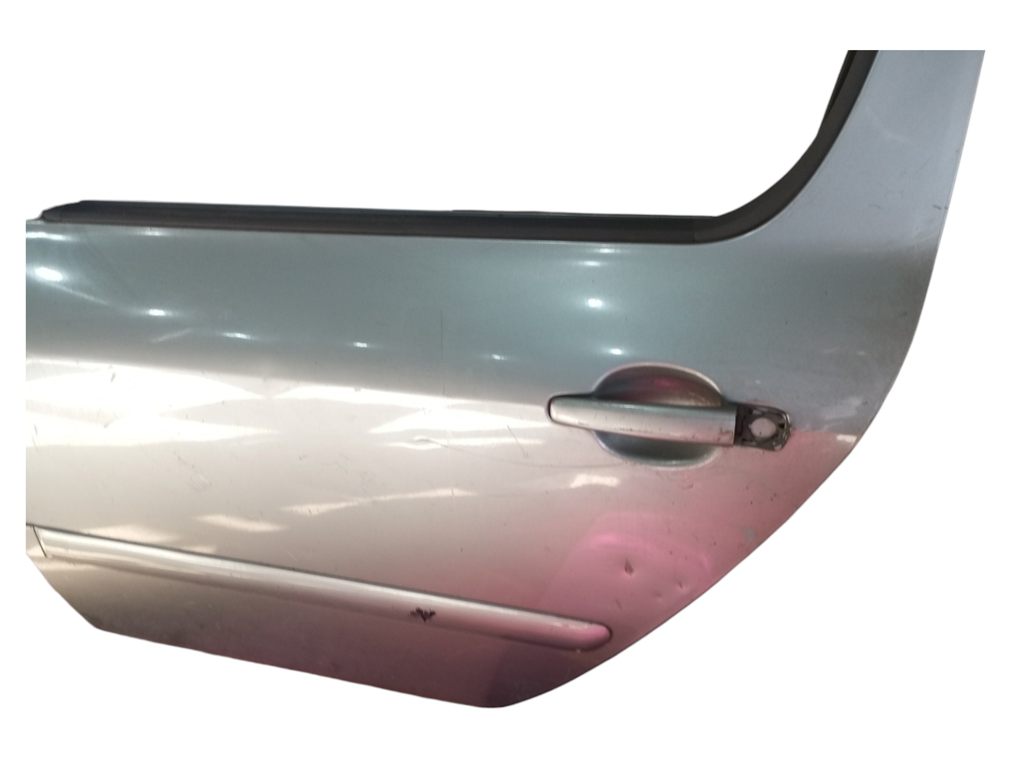 Porta Peugeot 307 2003 2006 2009 2012 Traseira Esquerda  Traseira Esquerda Prata 5