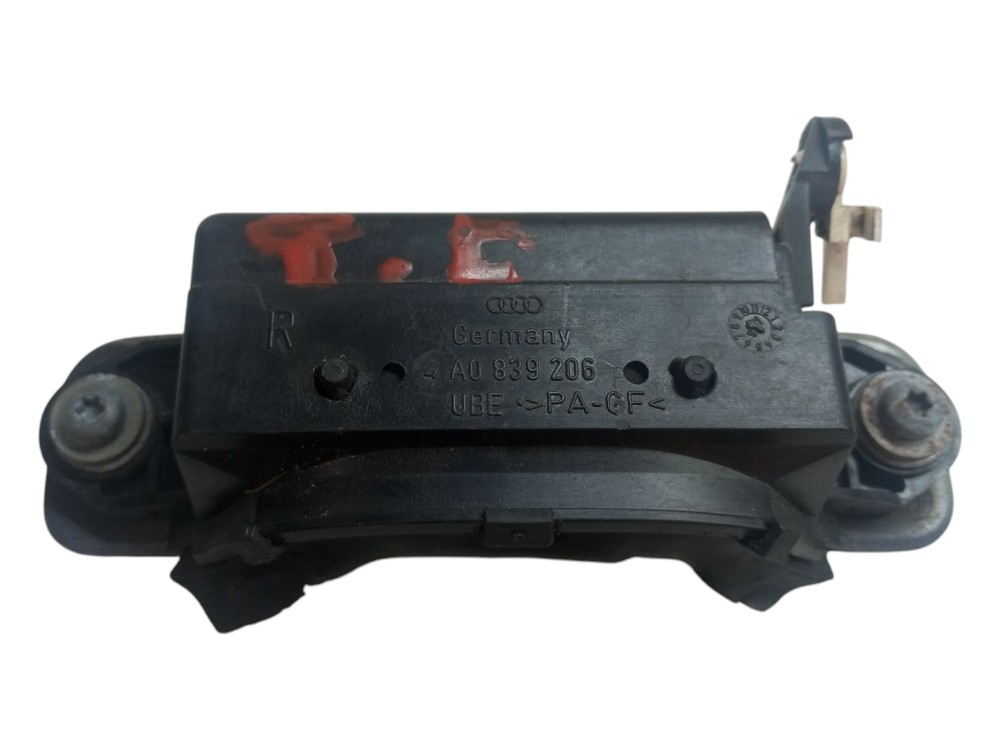 Macaneta Externa Audi A4 99 2000 2002 2004 Traseira Direita  Prata Traseira 6
