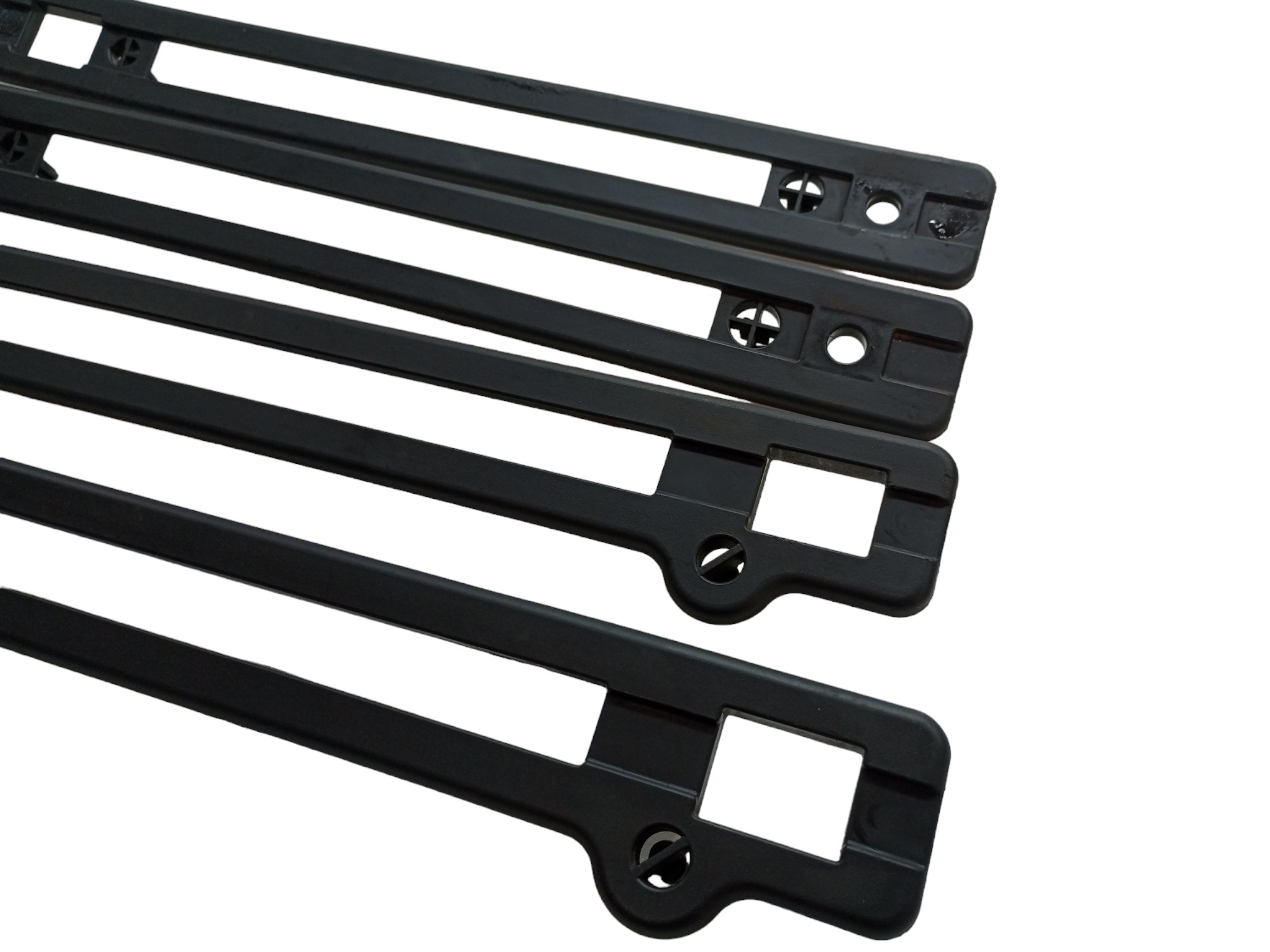 Kit Acabamento Trilho Banco Citroen C4 Pallas 2008 2010 2012 Preto 4