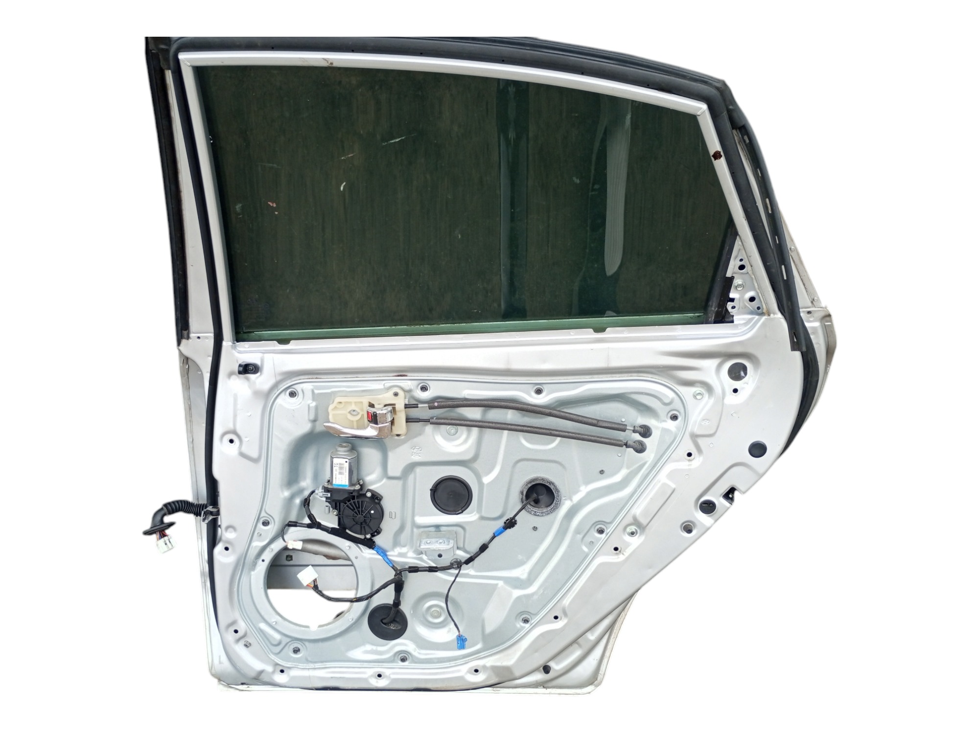 Porta Azera 2008 2009 2010 2011 Traseira Direita Hyundai  Traseira Direita Prata 2