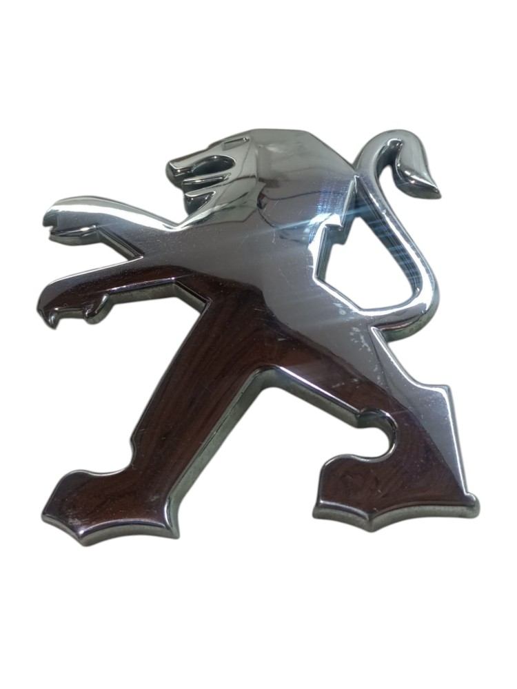 Emblema Peugeot Leao Simbolo Tampa Traseira Cromada 2008 Cromado 2