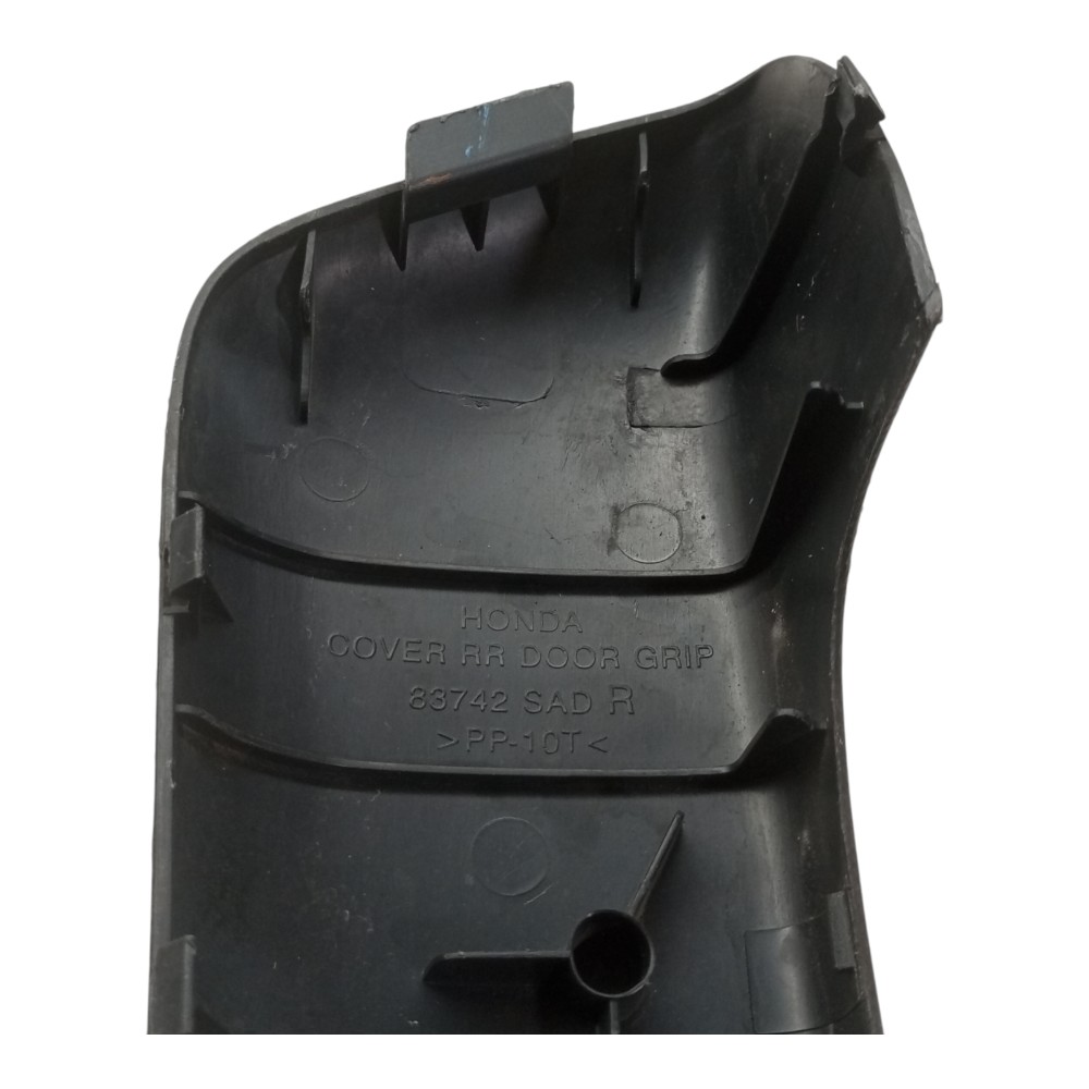 Moldura Puxador Porta Honda Fit 2003 2007 Traseira Direita Preto 9