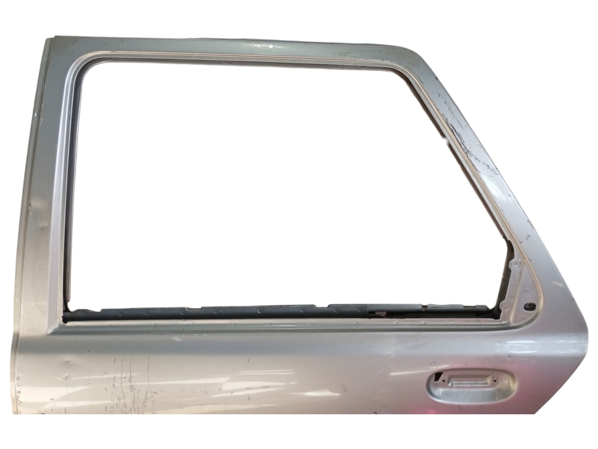 Porta Ford Fiesta 96 97 98 99 2000 2001 Traseira Esquerda  Traseira Esquerdo Prata 4
