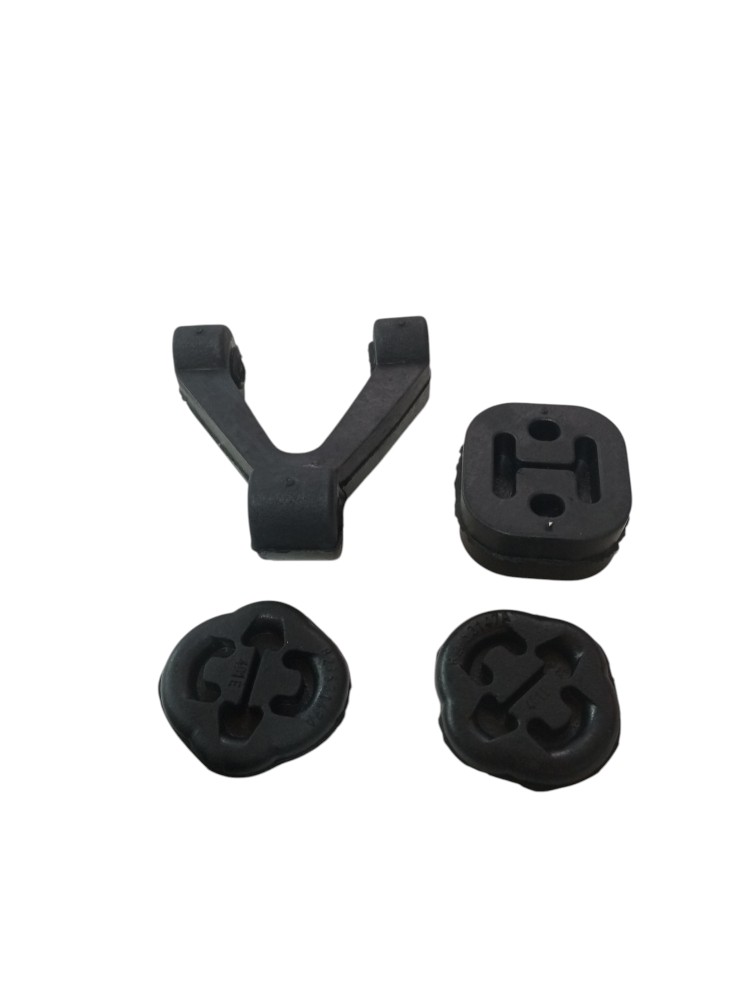 Kit 4 Coxim Borracha Escapamento Gol Parati Saveiro 99 2012