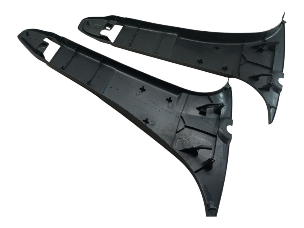 Moldura Inferior Coluna Central Renalt Sandero 2008 2014 Par 5