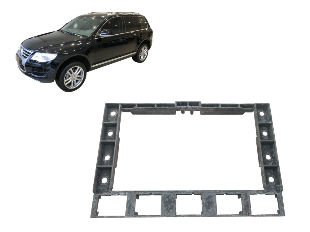 Suporte Radio Botao Painel Vw Touareg 2008 2010 Usado